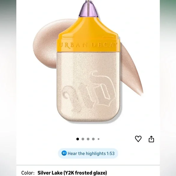 NWT- Urban Decay Bond Luminizer (Shade: Silver lake) Highlighter Bronzer 1fl oz - Picture 1 of 9